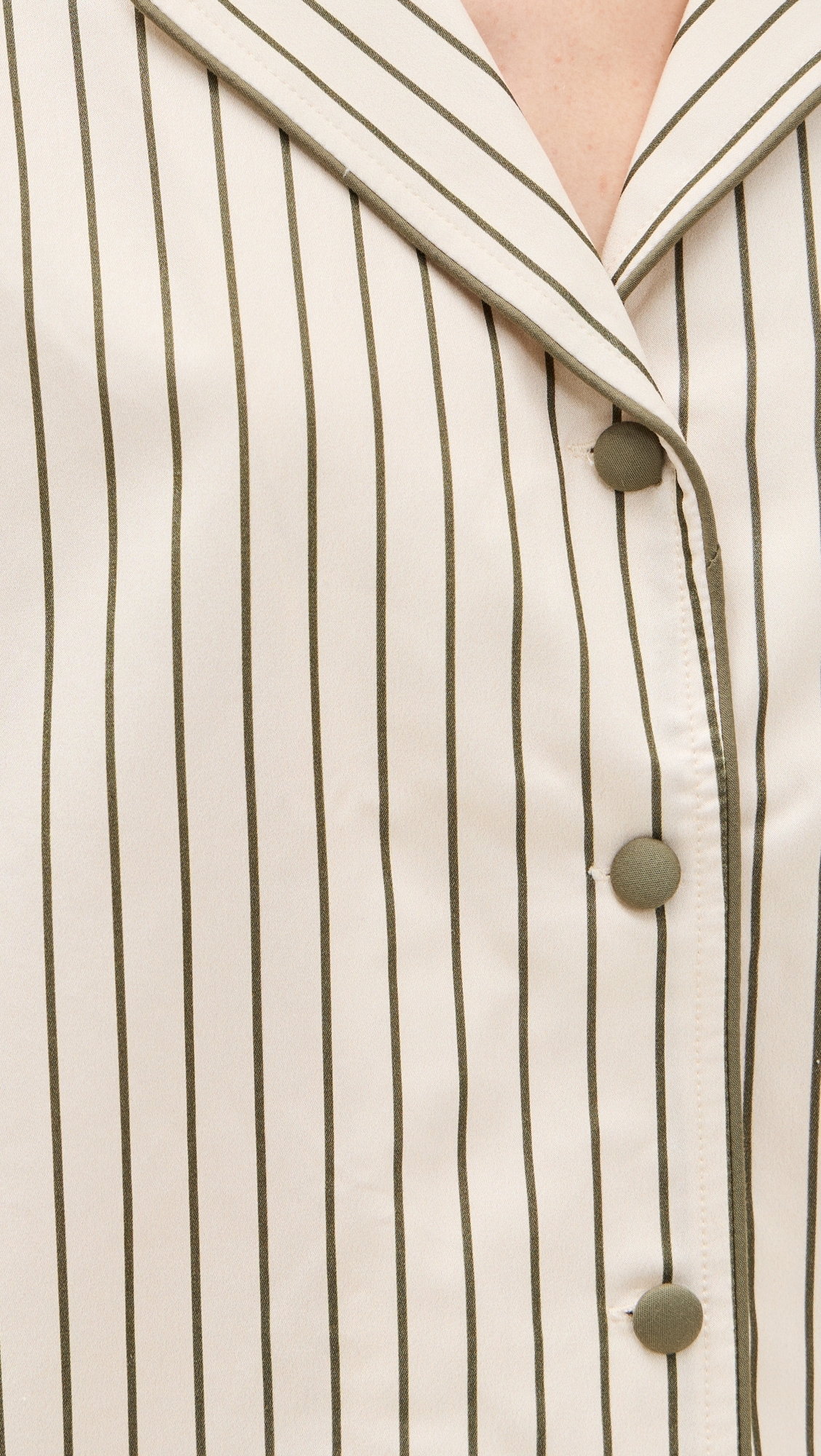 Short Sleeve Shirt Matcha Stripe