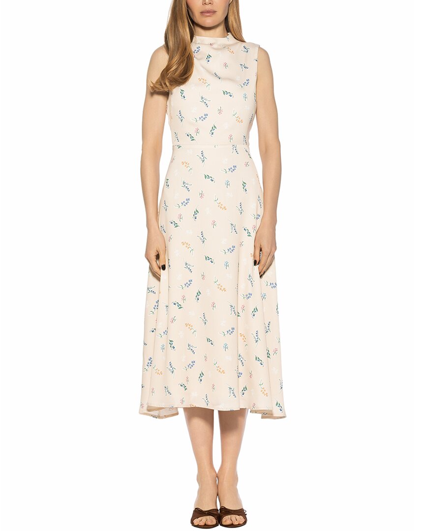Opal Draped Fit & Flare Dress