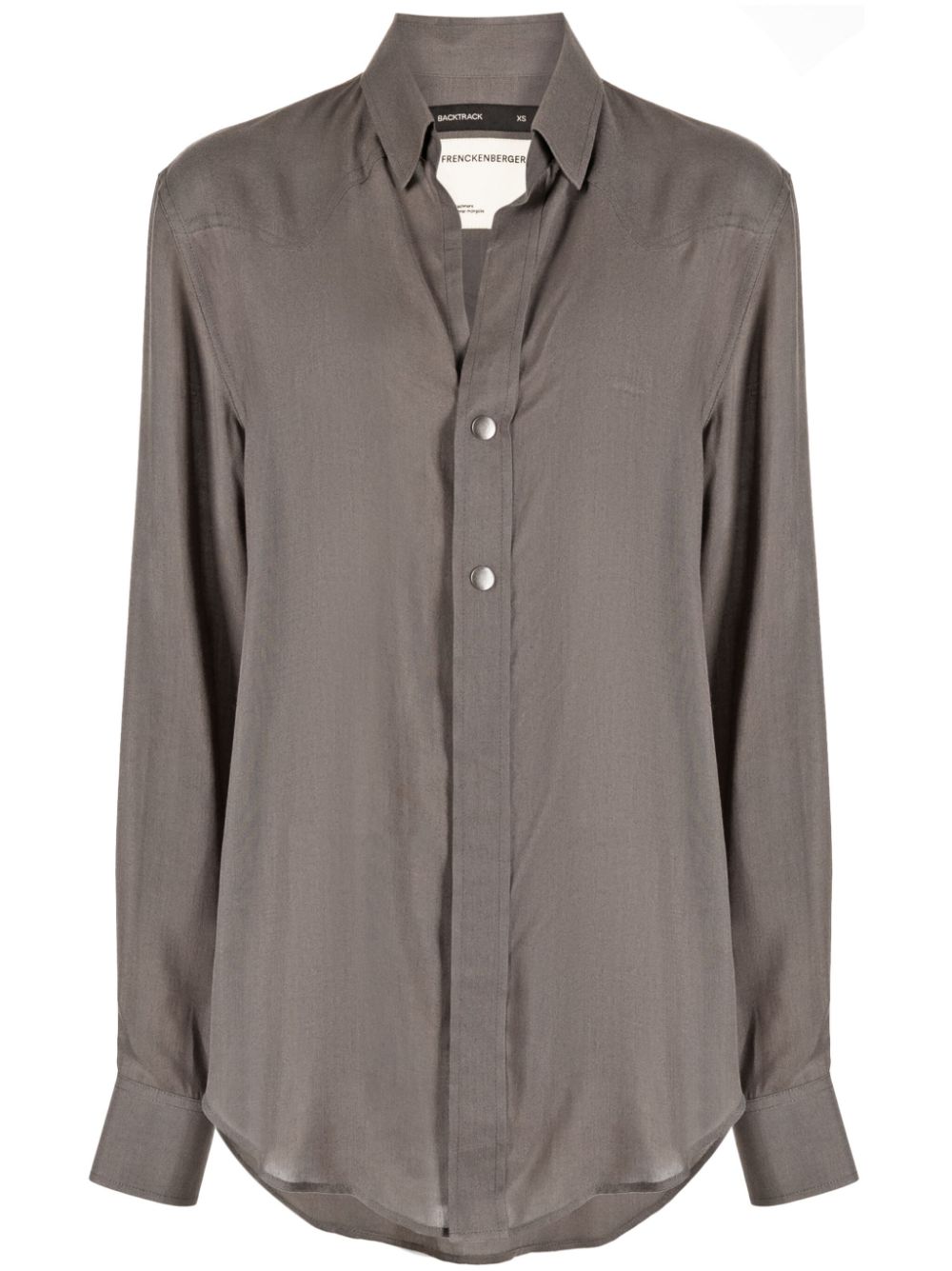 Long-sleeve wool shirt - Green