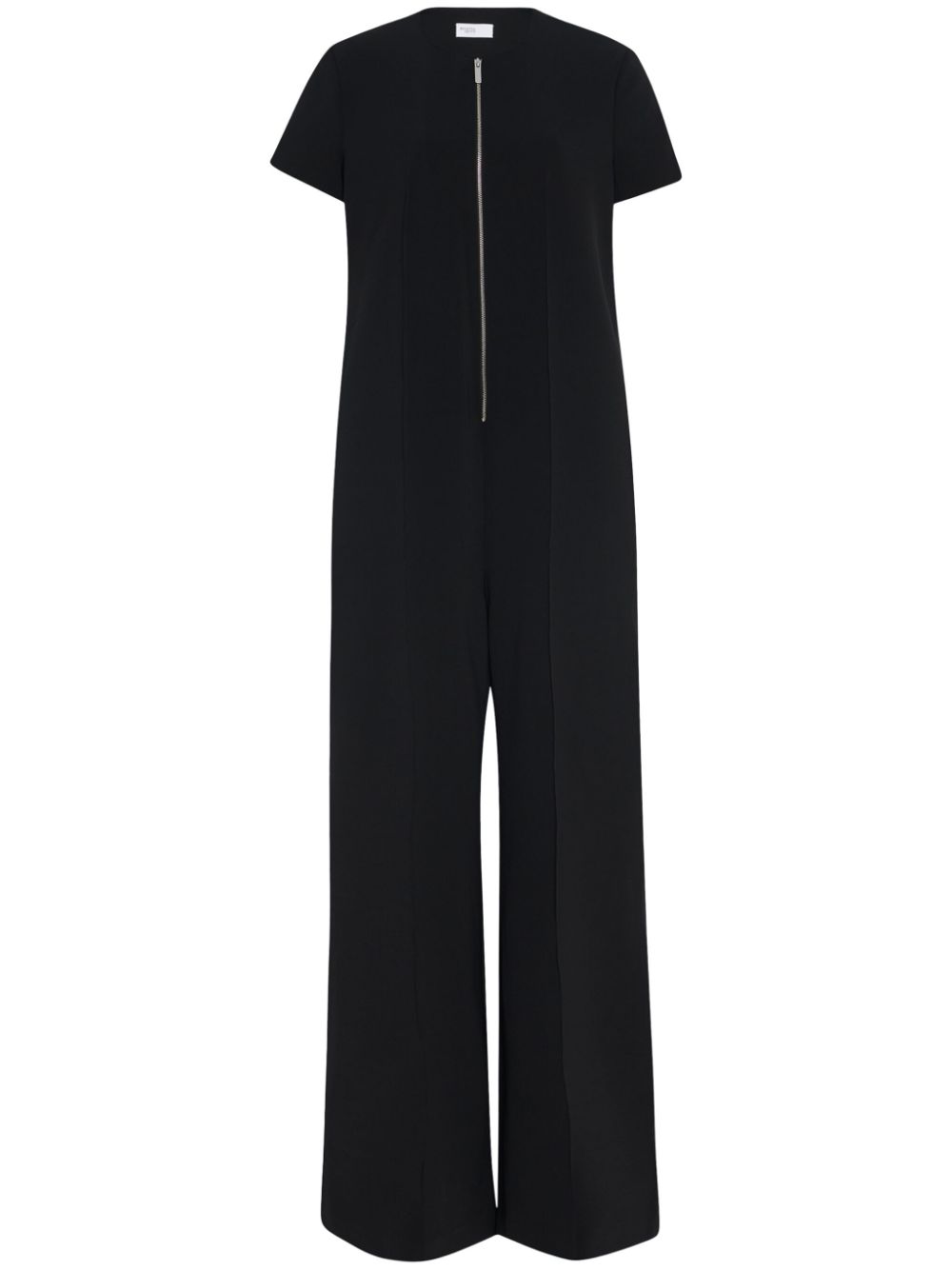 Straight-leg jumpsuit - Black