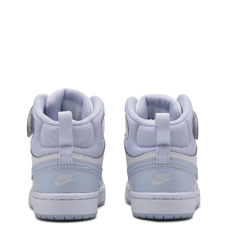 Kids' Court Borough Mid 2 High Top Sneaker Little Kid Shoes (Lavender/White)