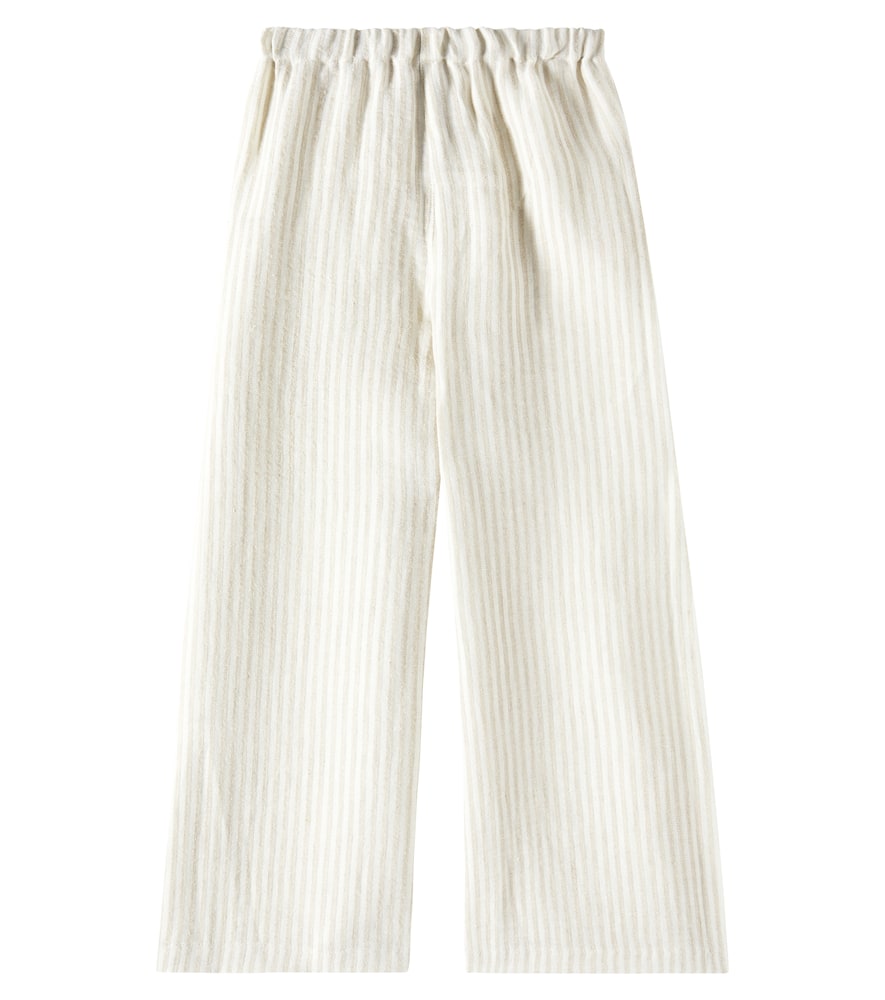 Striped linen pants