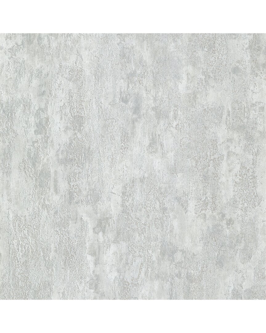 Brewster A-Street Prints Deimos Silver Distressed Texture Wallpaper