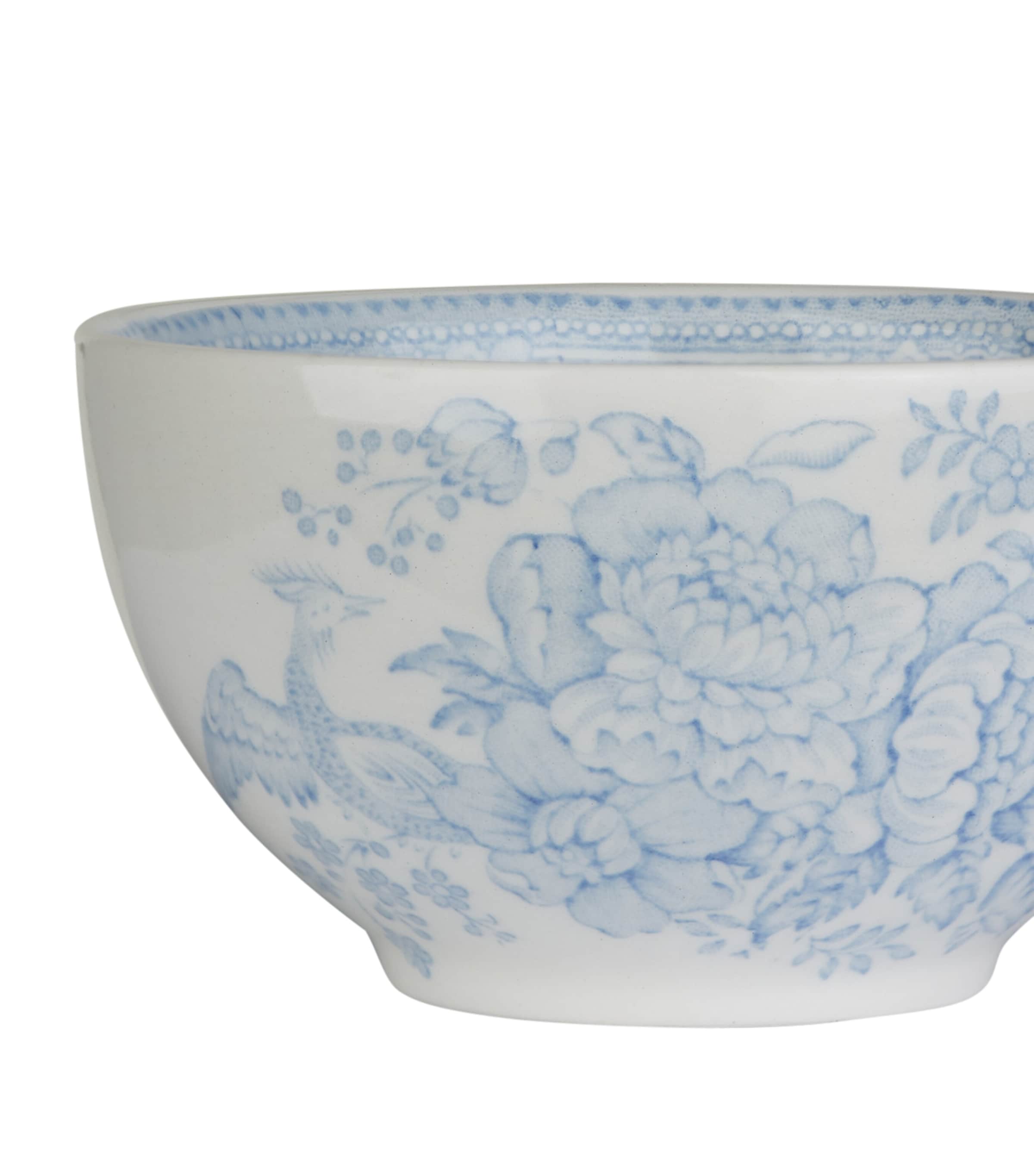 Blue Asiatic Pheasants Sugar Bowl