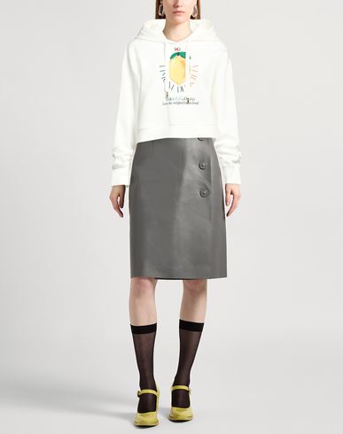 Woman Sweatshirt Off white Size 10 Cotton, Polyester