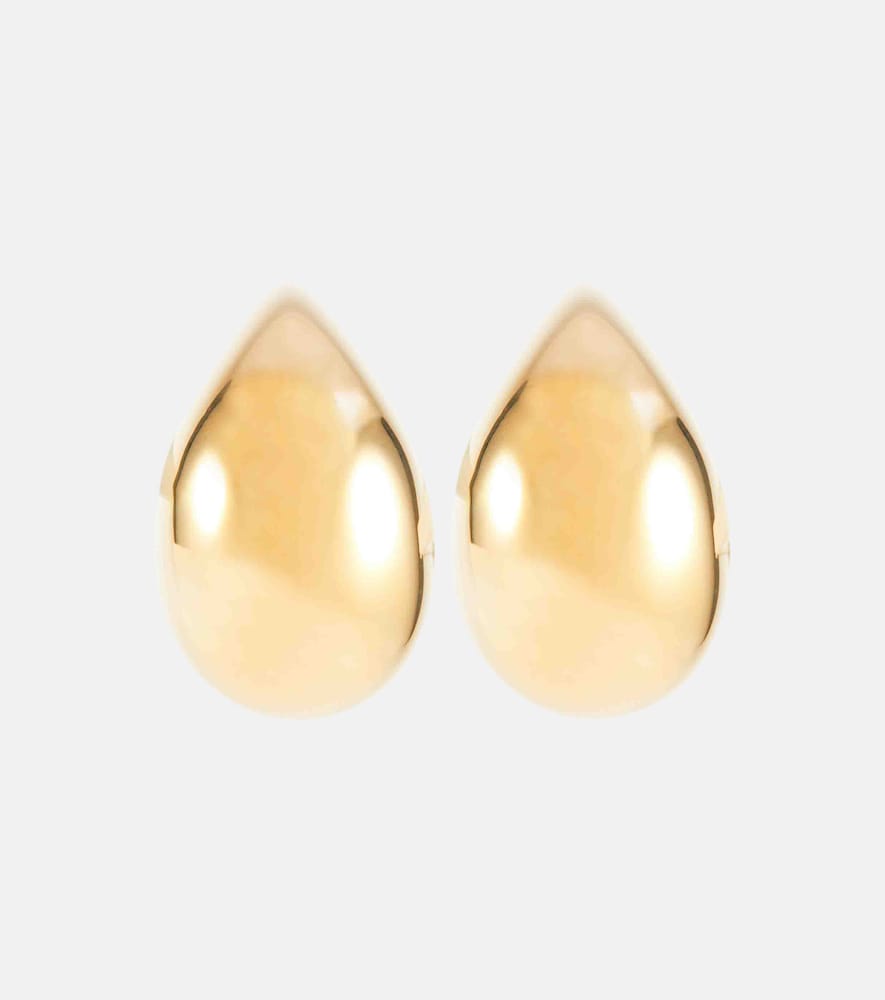 Drop gold-plated sterling silver earrings