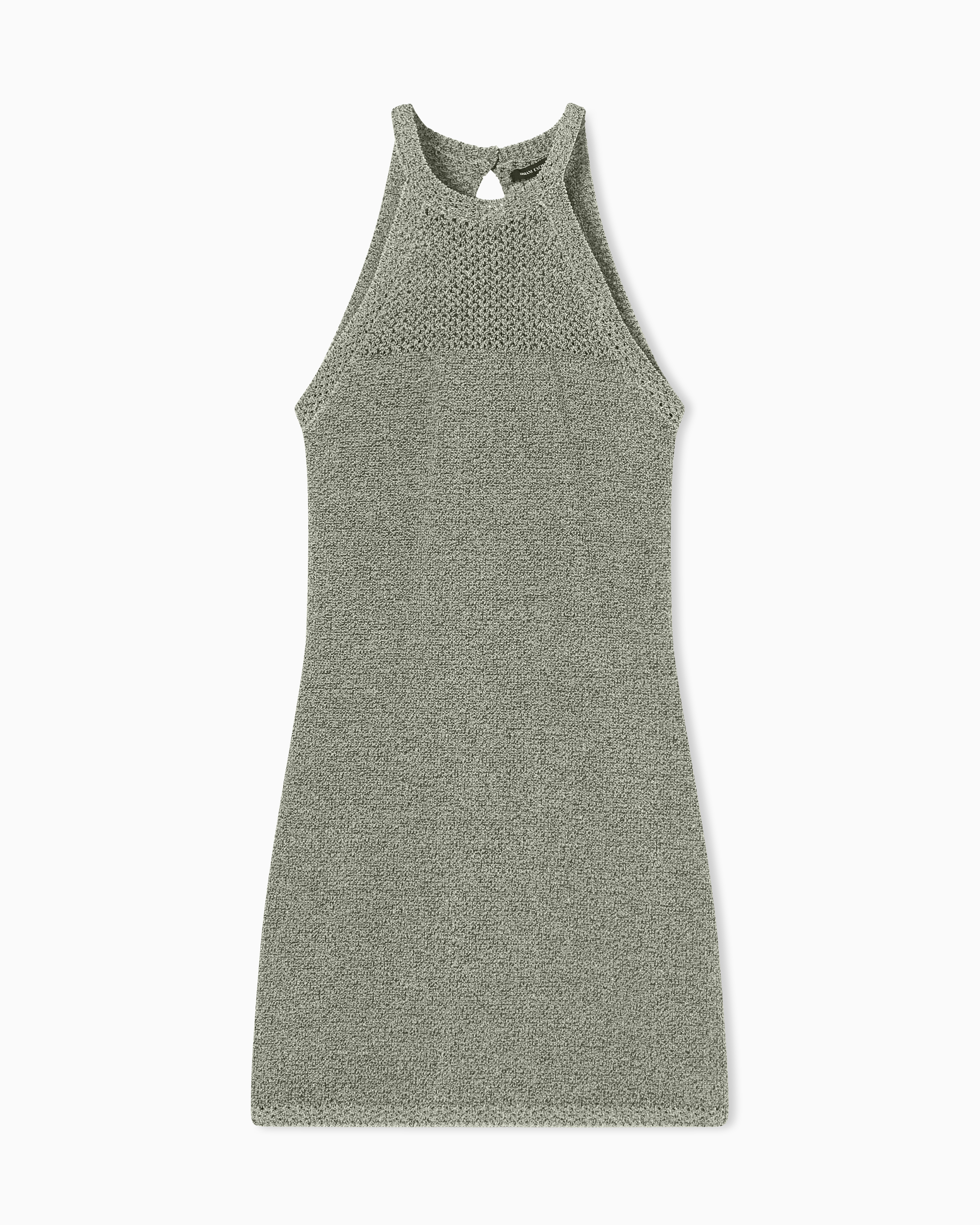 Lurex knit mini dress