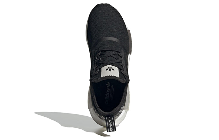 (WMNS) Originals NMD_R1 Shoes 'Core Black White'