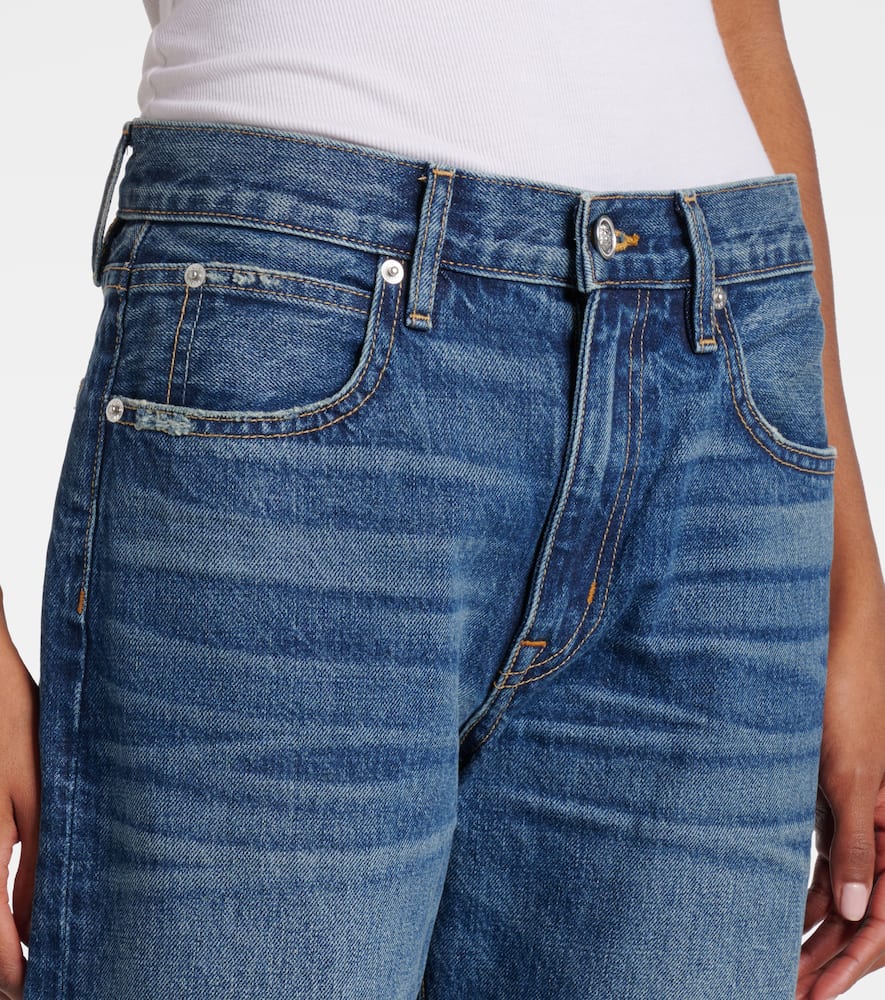 Amber mid-rise slim jeans
