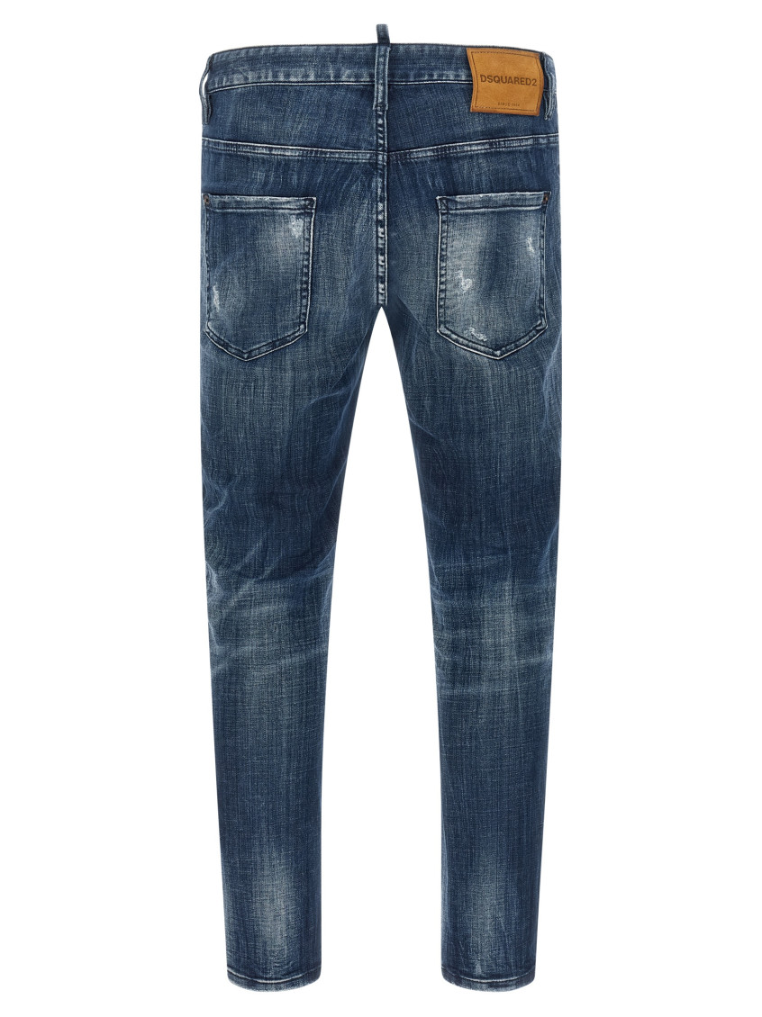 Blue Slim Low Rise Jeans