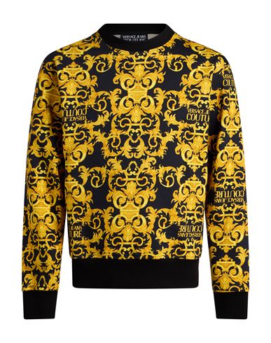 Man Sweatshirt Black Size XS Cotton
