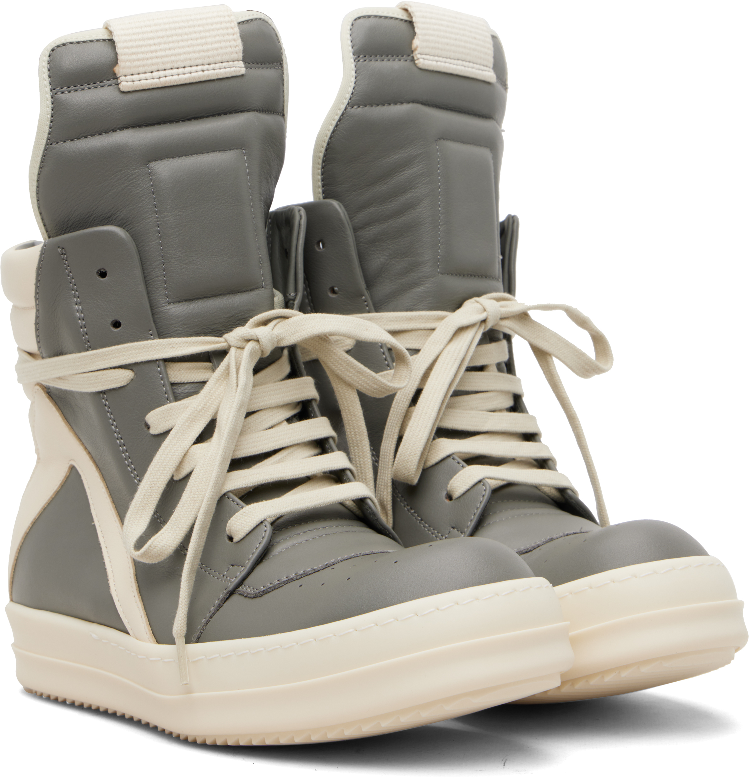 Gray Temple Geobasket Sneakers