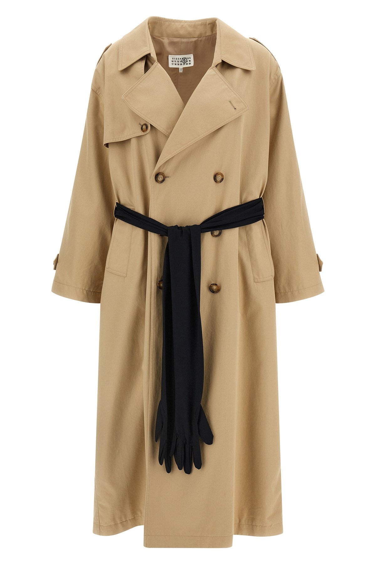 Trench Coat With Gloves