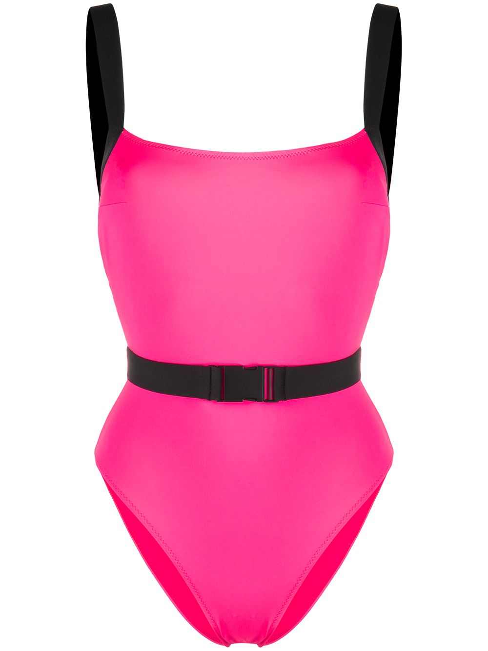Miami belted swimsuit - Pink