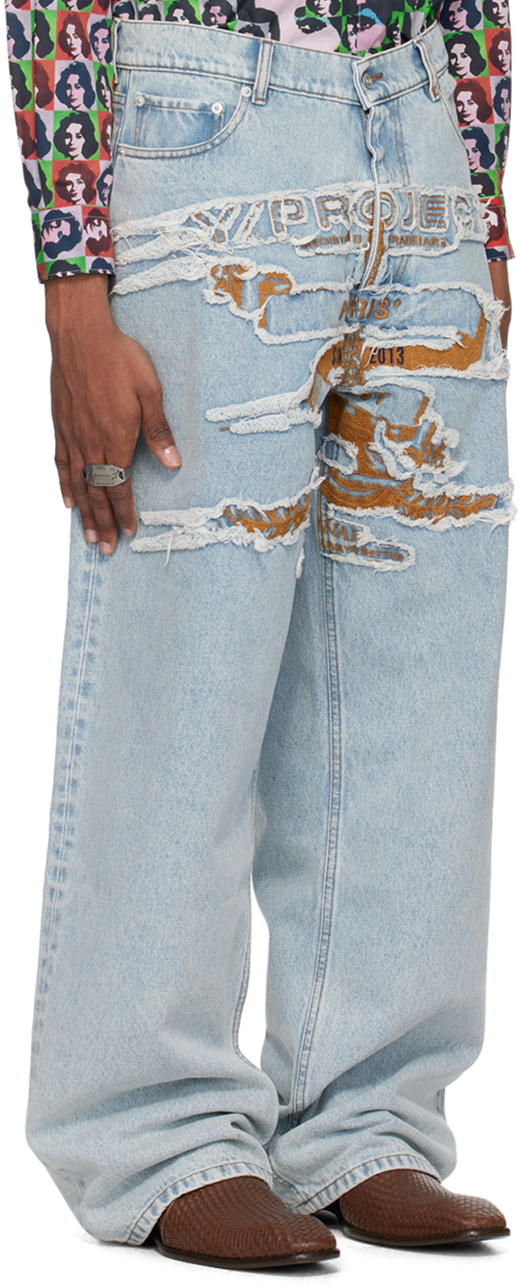 Y/Project Blue 'Paris' Best' Jeans