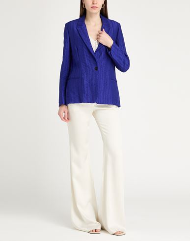 Forte_forte Woman Blazer Bright blue Size 3 Viscose, Polyamide