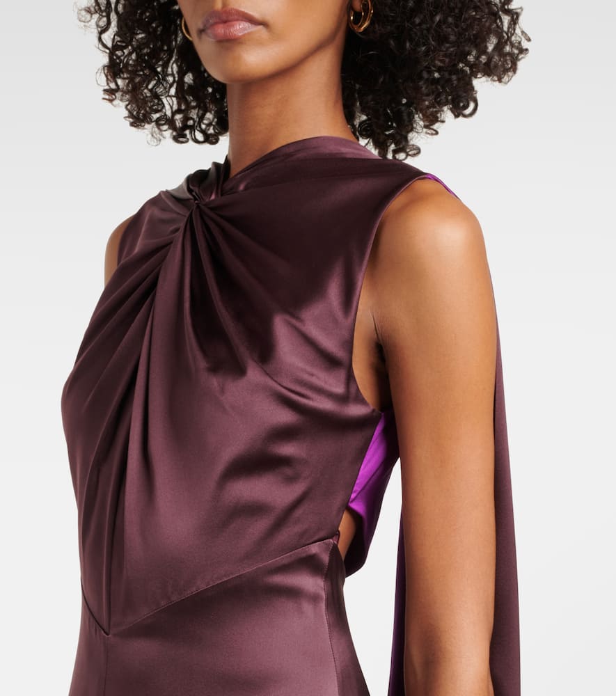 Amanita silk cocktail dress
