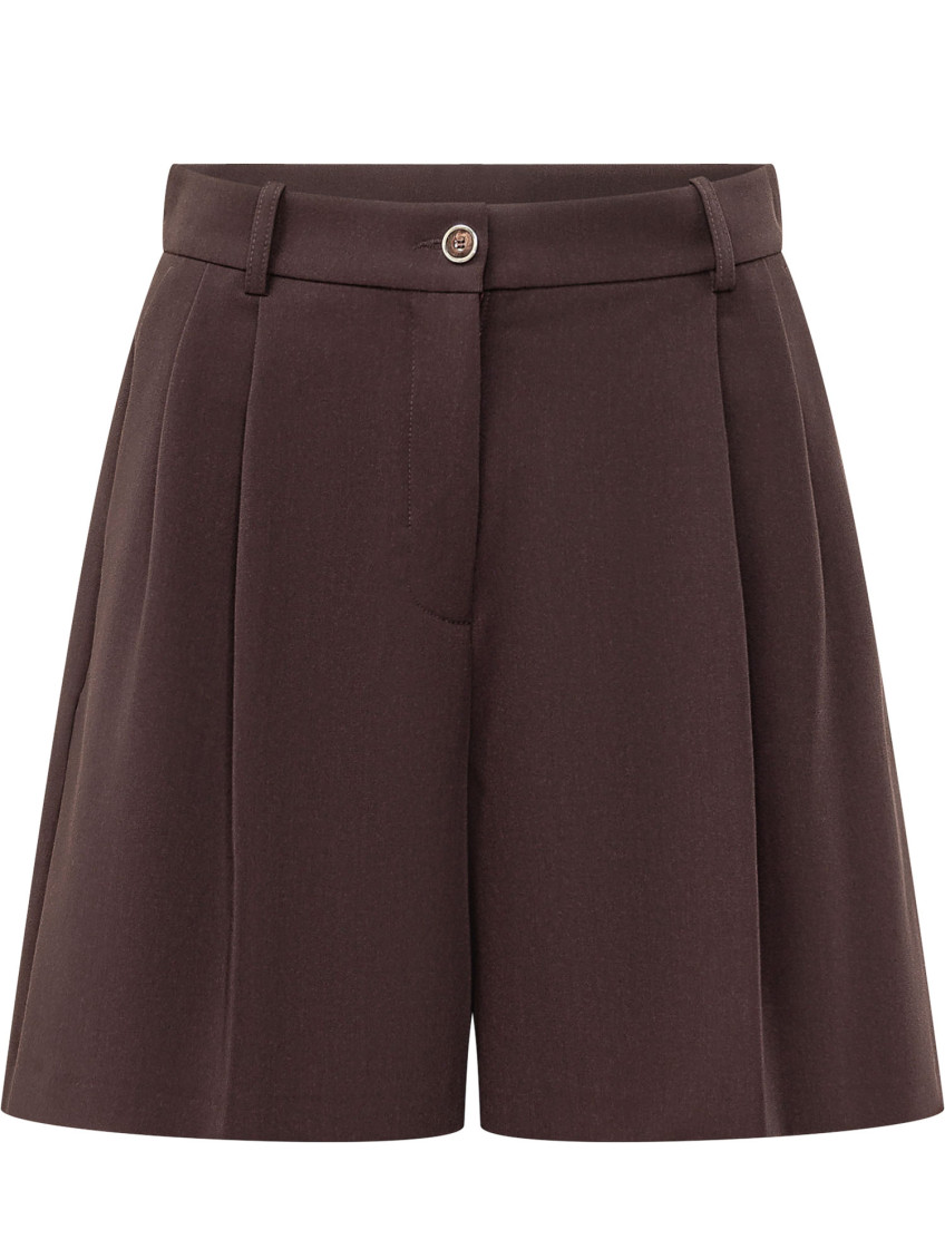 Flared tailored shorts - 36