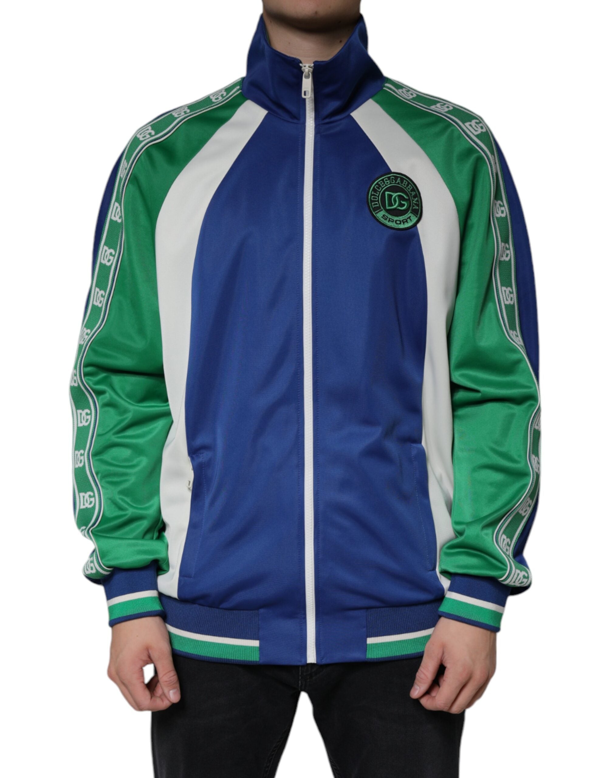 Logo-Embroidered Polyester Bomber Jacket — Multicolor