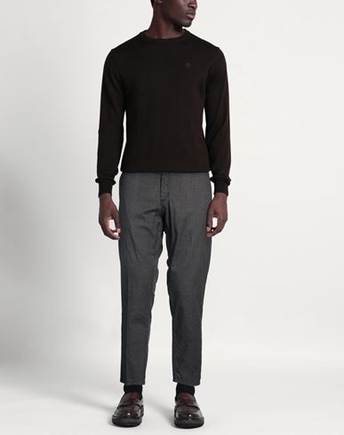 Man Pants Charcoal Size 36 Cotton, Elastane