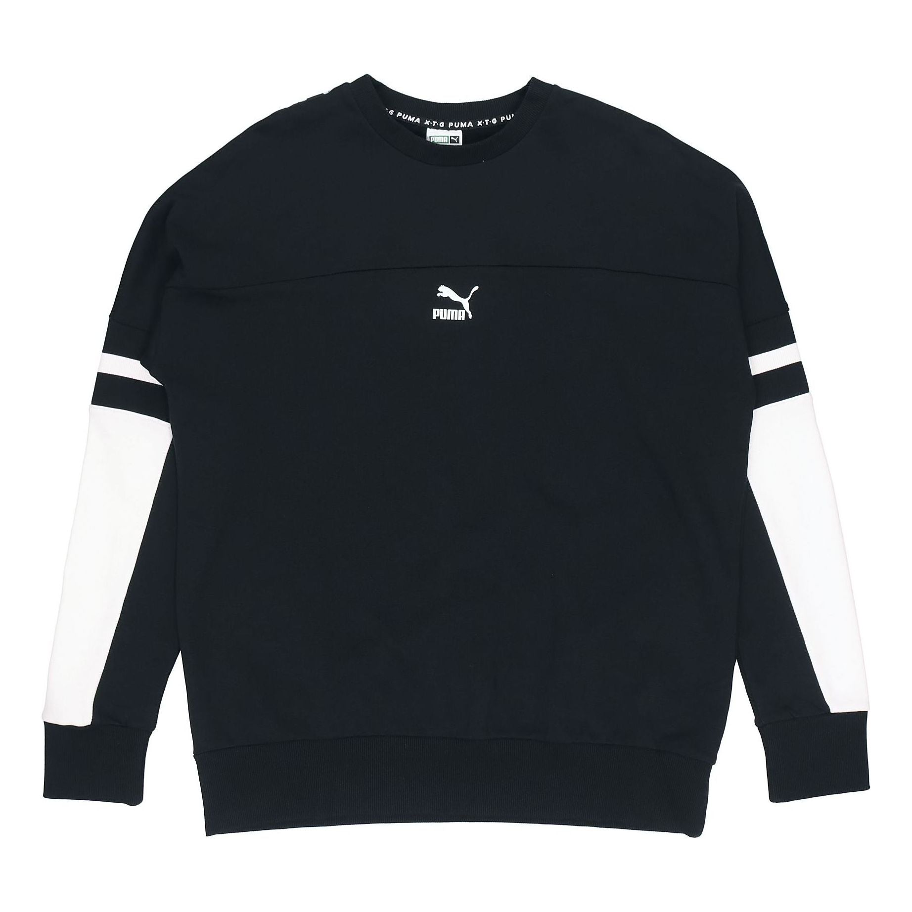 Casual Sports Round Neck Long Sleeves Black