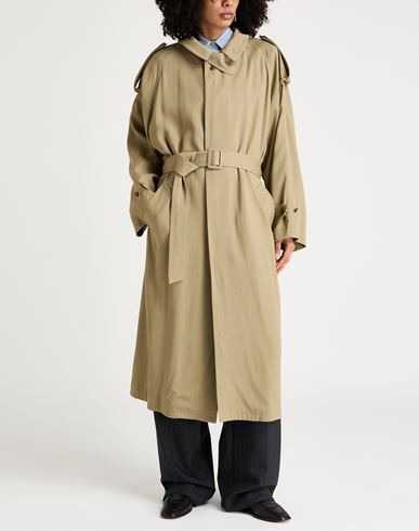 Woman Overcoat & Trench Coat Khaki Size 6 Viscose
