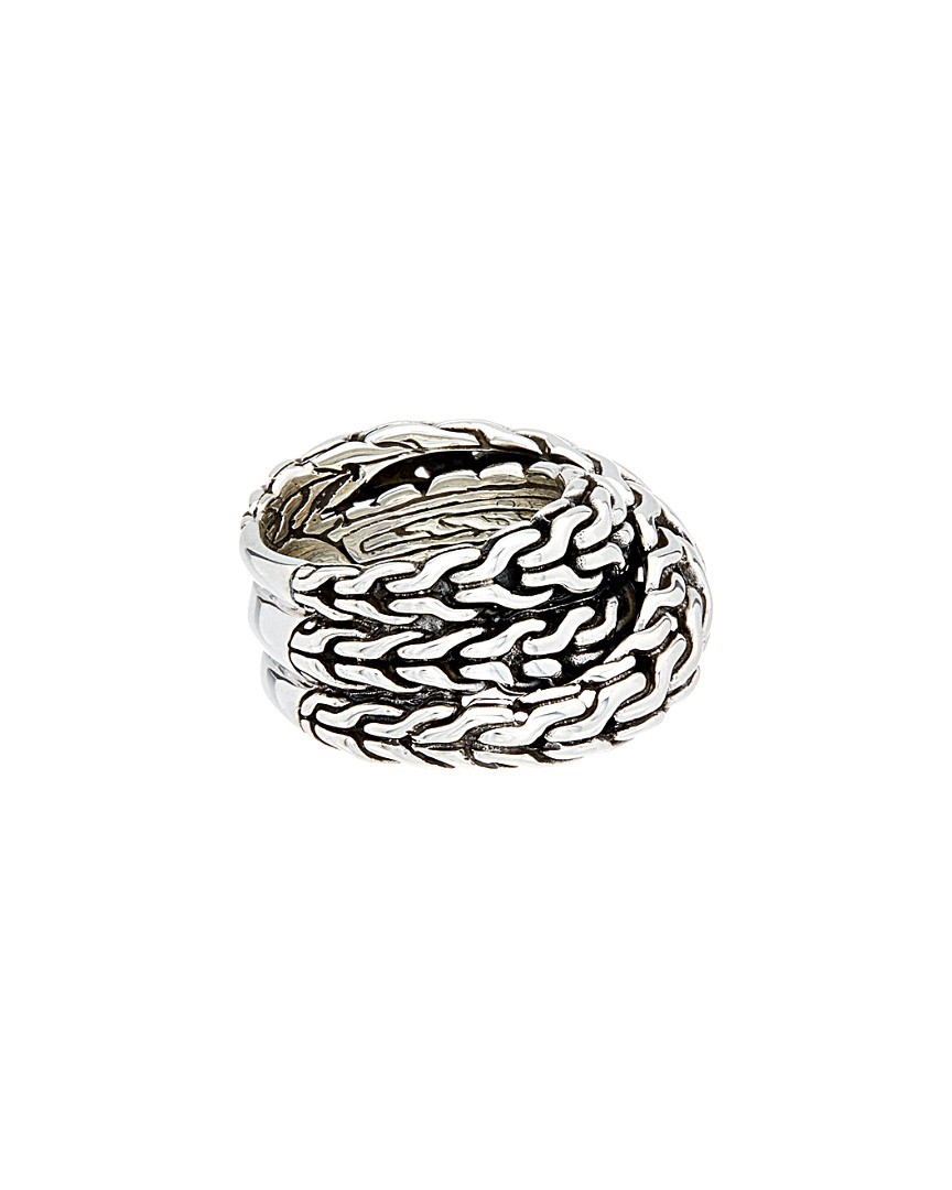 John Hardy 여성 Classic Chain Silver Ring