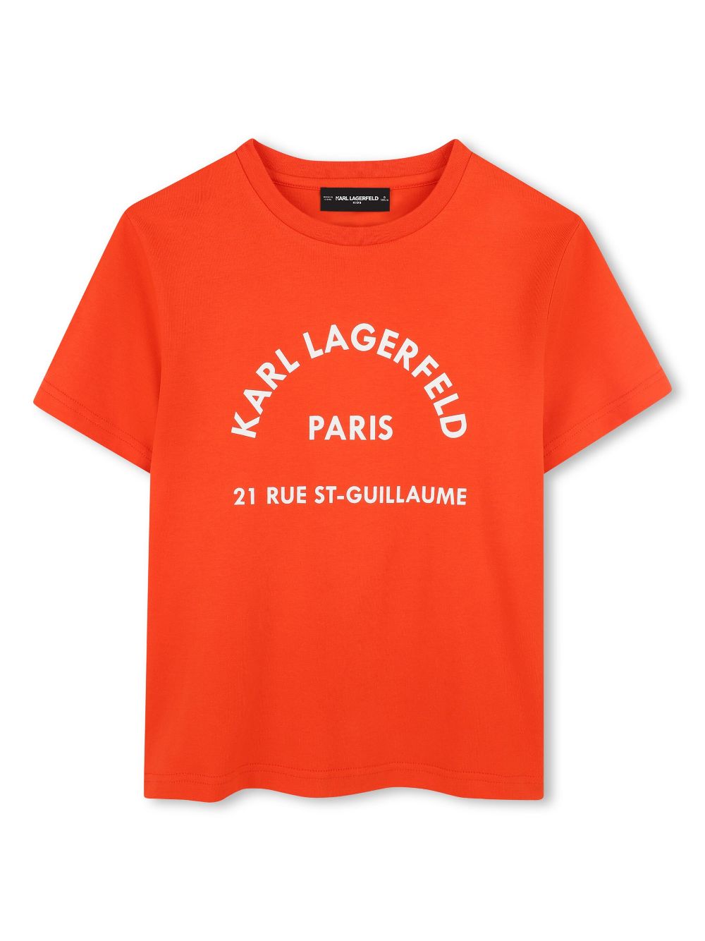 Logo-print T-shirt - Orange