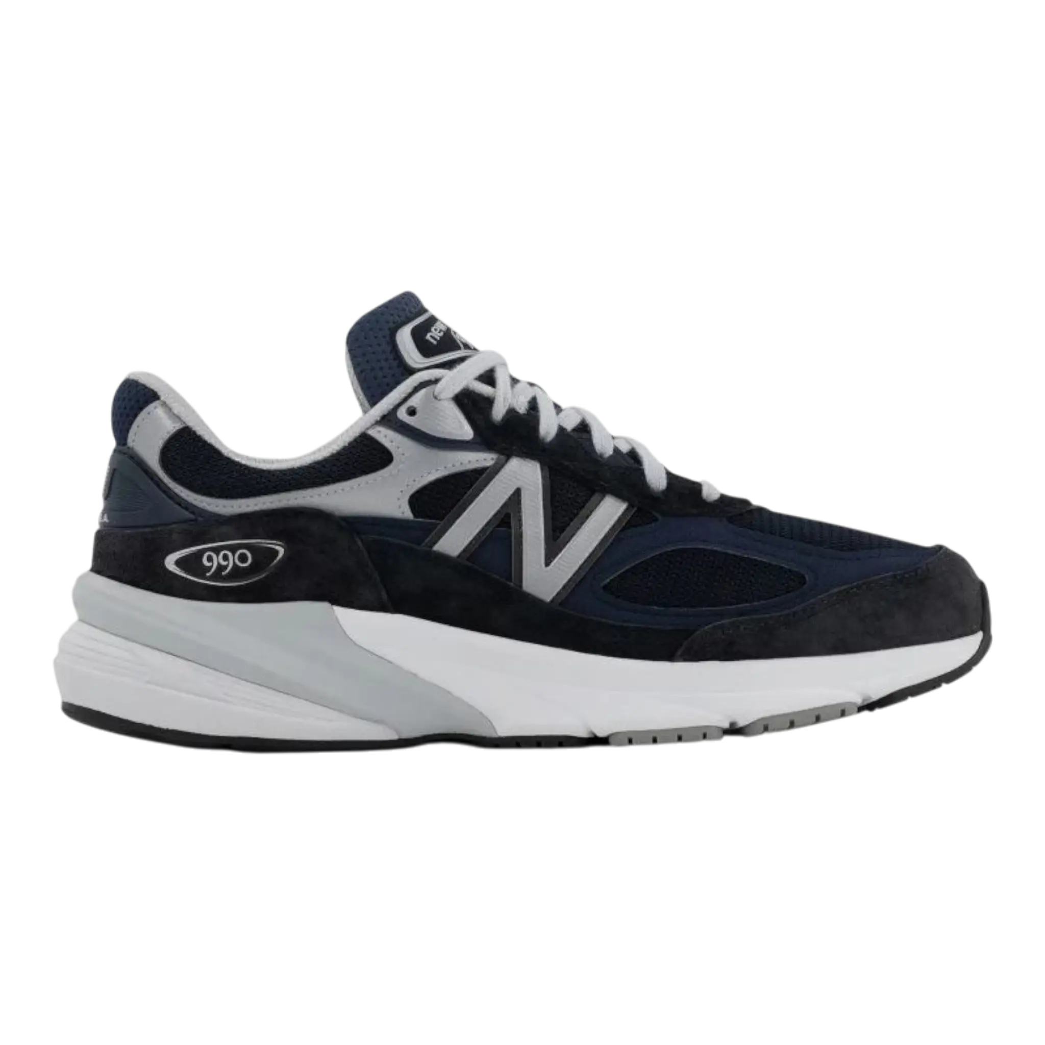 990v6 WIDE Men Running Sneakers Navy/White