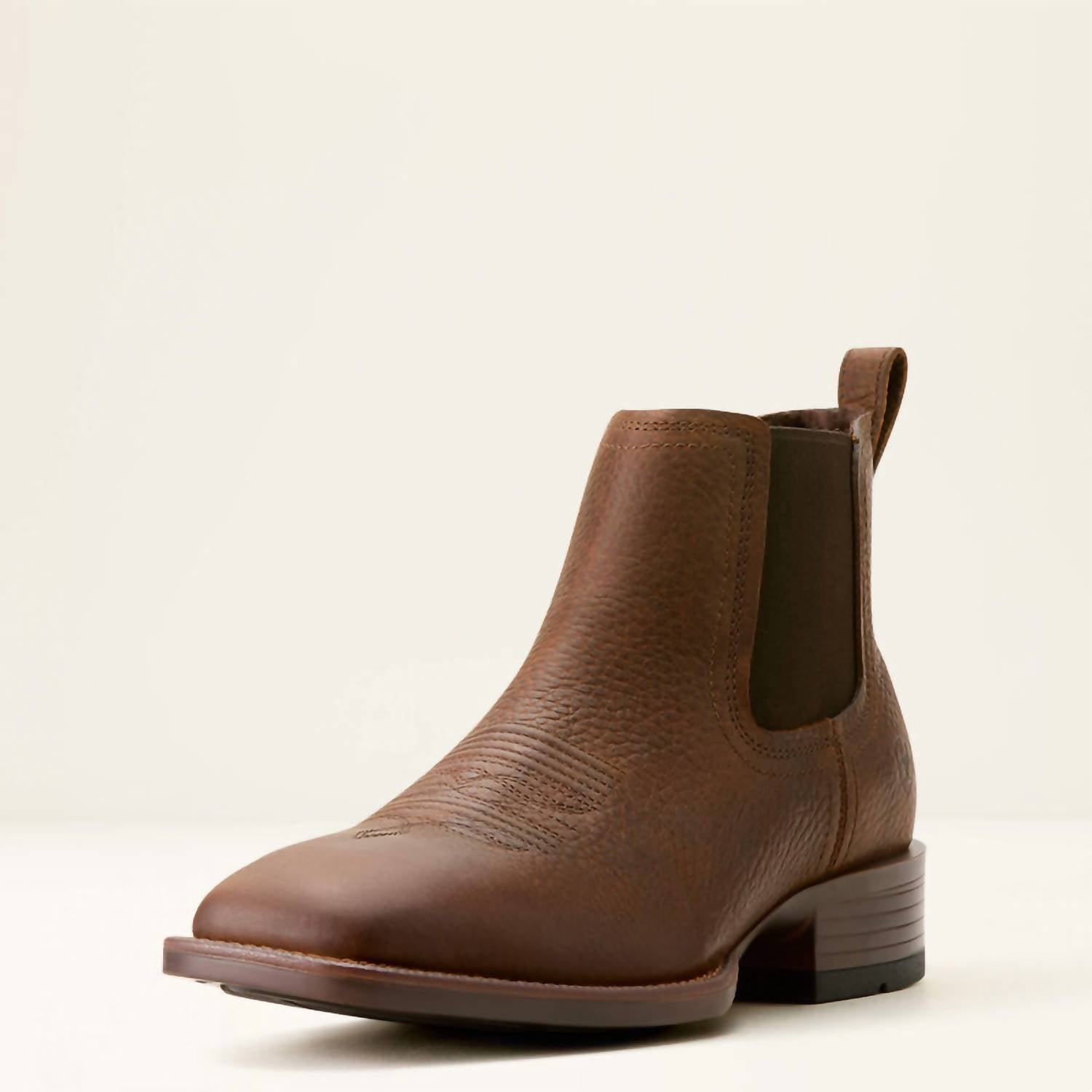 Men's Booker Ultra Western Boot In Brown Oiled Rowdy