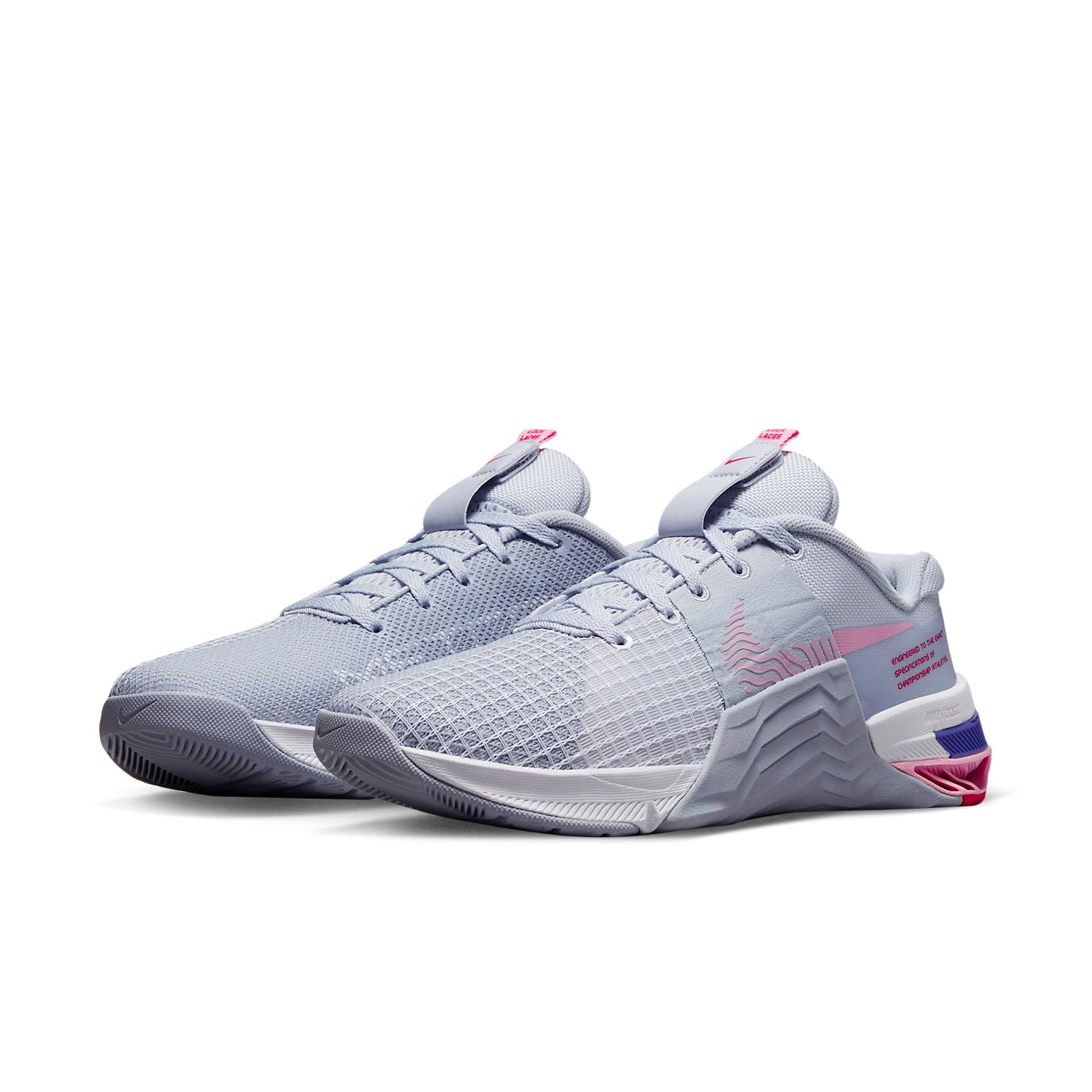 (WMNS) Metcon 8 'Light Blue Grey Soft Pink'