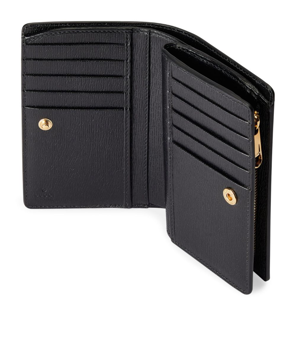 Leather Letter Script Wallet