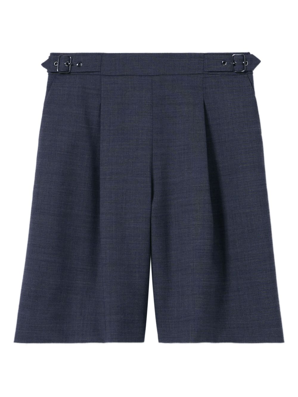 Pleat-detail shorts - Grey