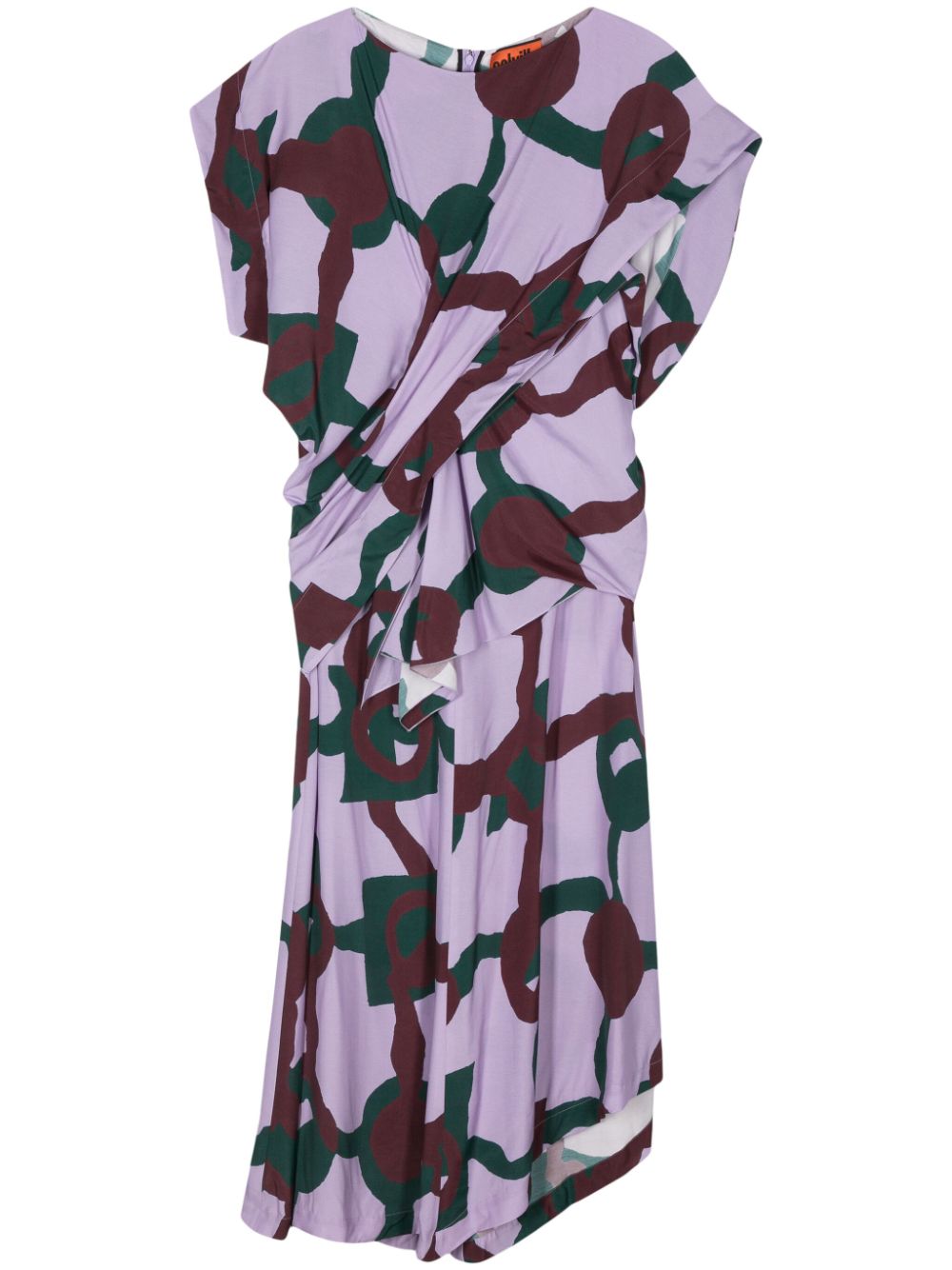 Seung midi dress - Purple