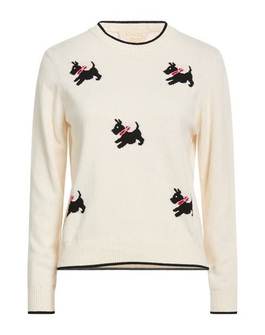 Woman Sweater Cream Size S Polyamide, Wool, Viscose, Cashmere