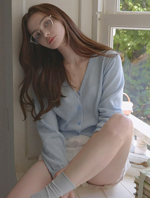 Evelyn Linen V-Neck Cardigan