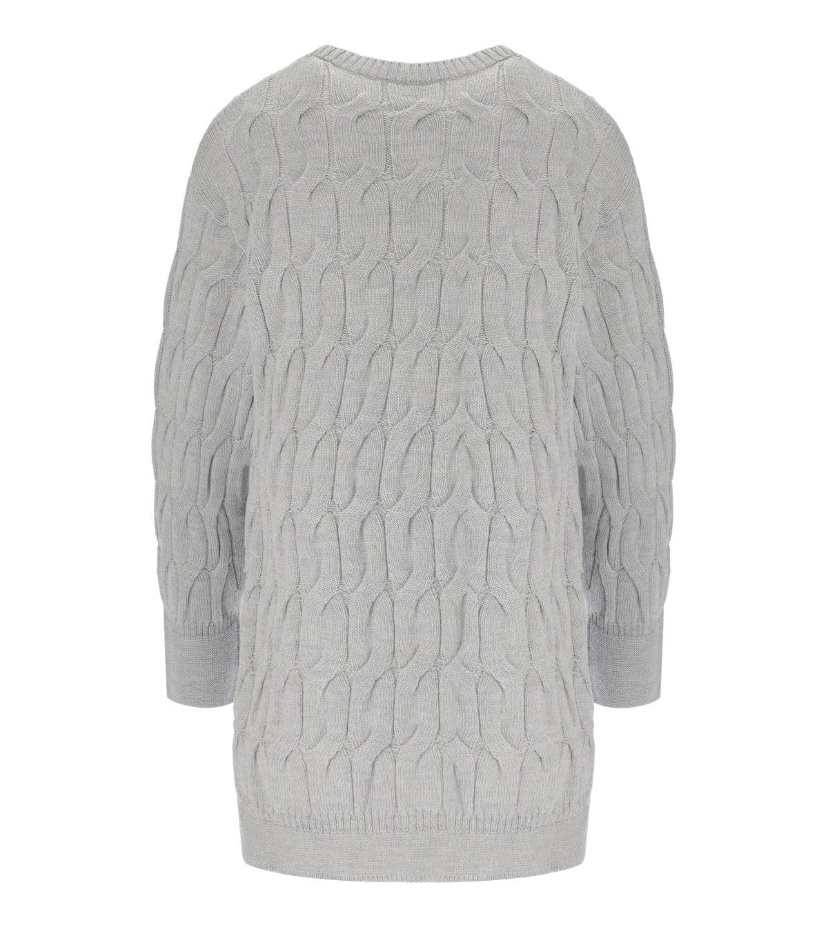Mm Max Mara Quid Grey Crewneck Jumper