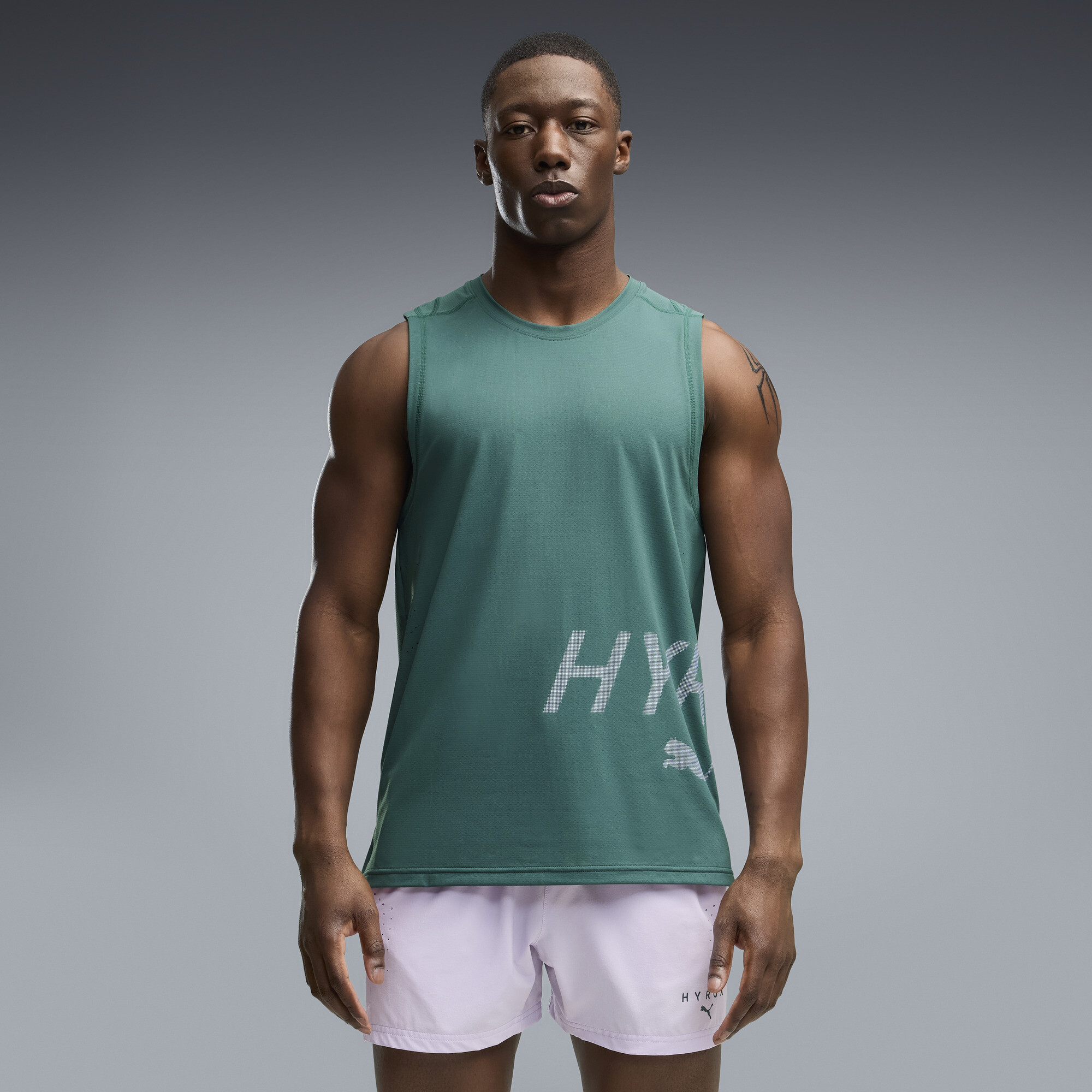 PUMA x HYROX PWRMODE Men's Training Tank Top in Green
