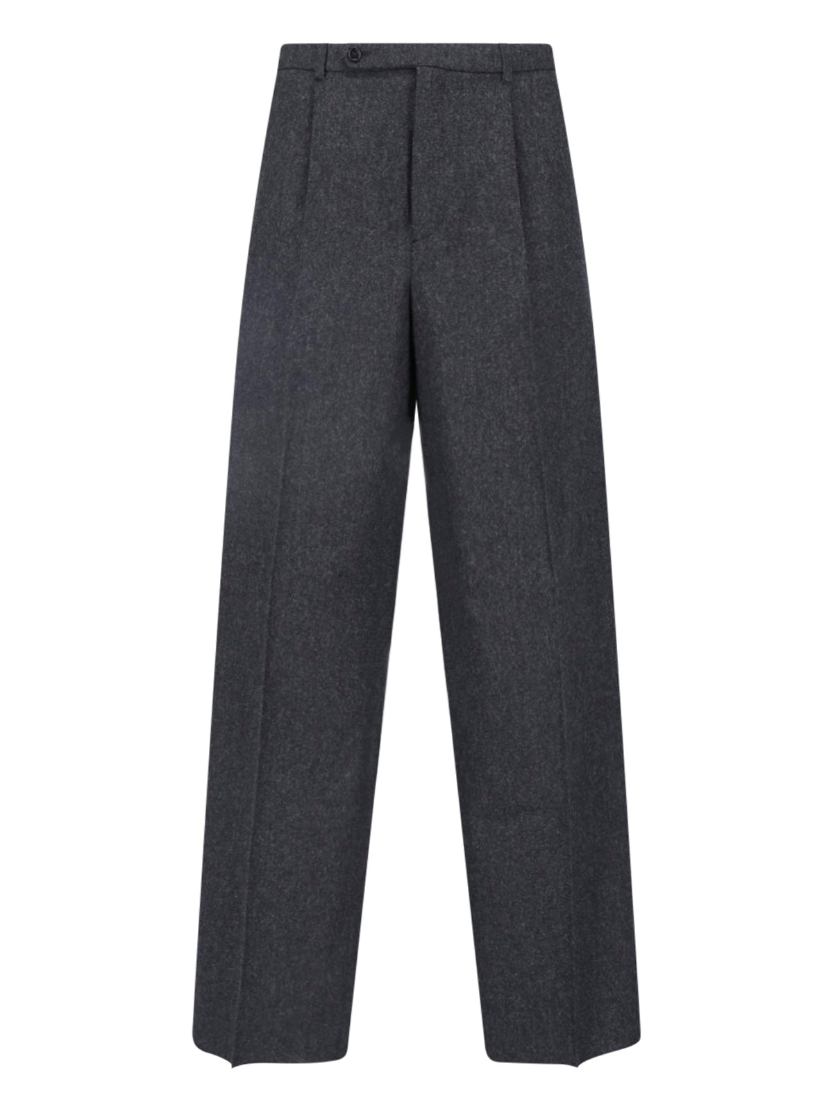 Men's Wide-Leg Wool Trousers