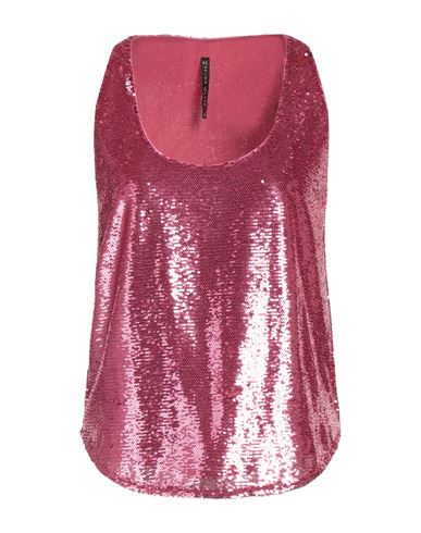 Manila Grace Woman Top Magenta Size 6 Polyester