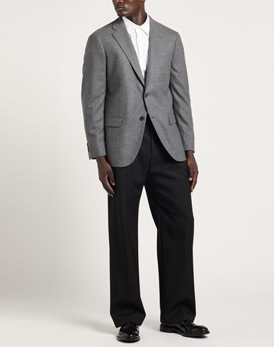 Man Blazer Grey Size 42 Virgin Wool