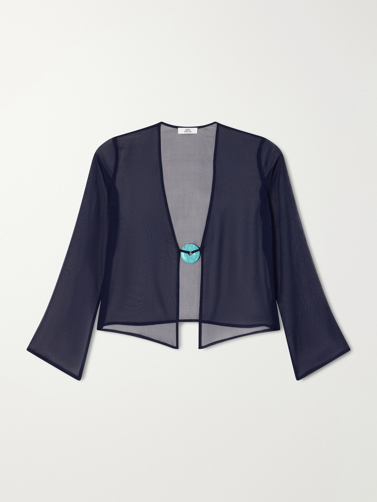 Nerea Pearl-embellished Silk-chiffon Blouse