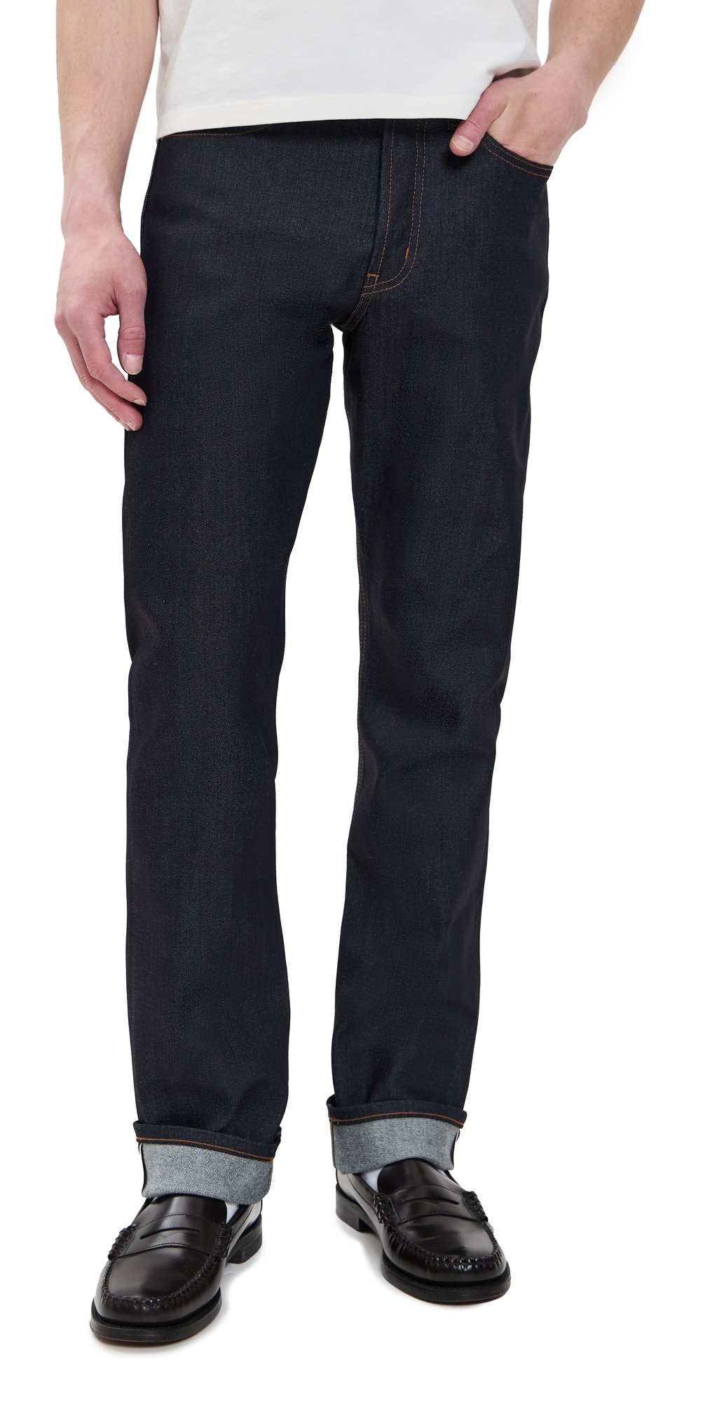 Naked & Famous Denim True Guy Night Shade Selvedge Jeans Indigo