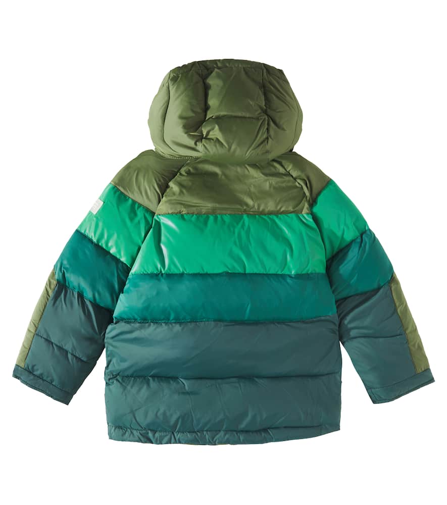 Scotch & Soda Kids Colorblocked puffer jacket