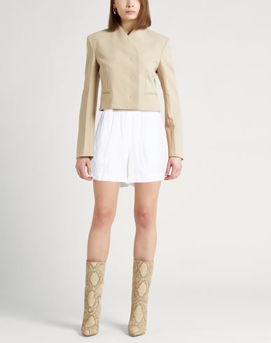 Woman Shorts & Bermuda Shorts White Size 6 Linen