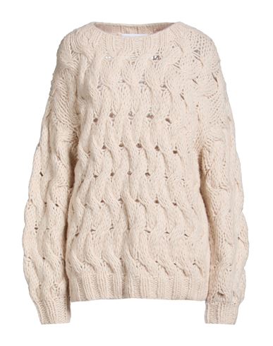 Woman Sweater Light grey Size M/L Cashmere, Silk