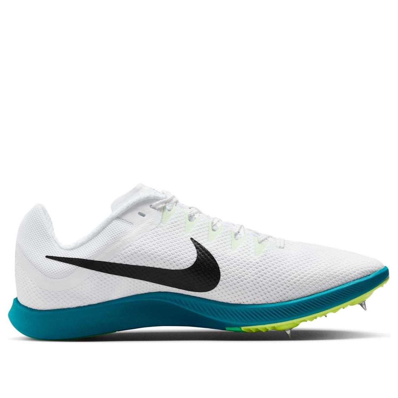 Air Zoom Rival Distance Spikes 'White Bright Spruce Vapor Green Black'