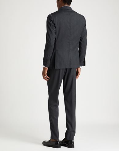 Man Suit Charcoal Size 40 Virgin Wool