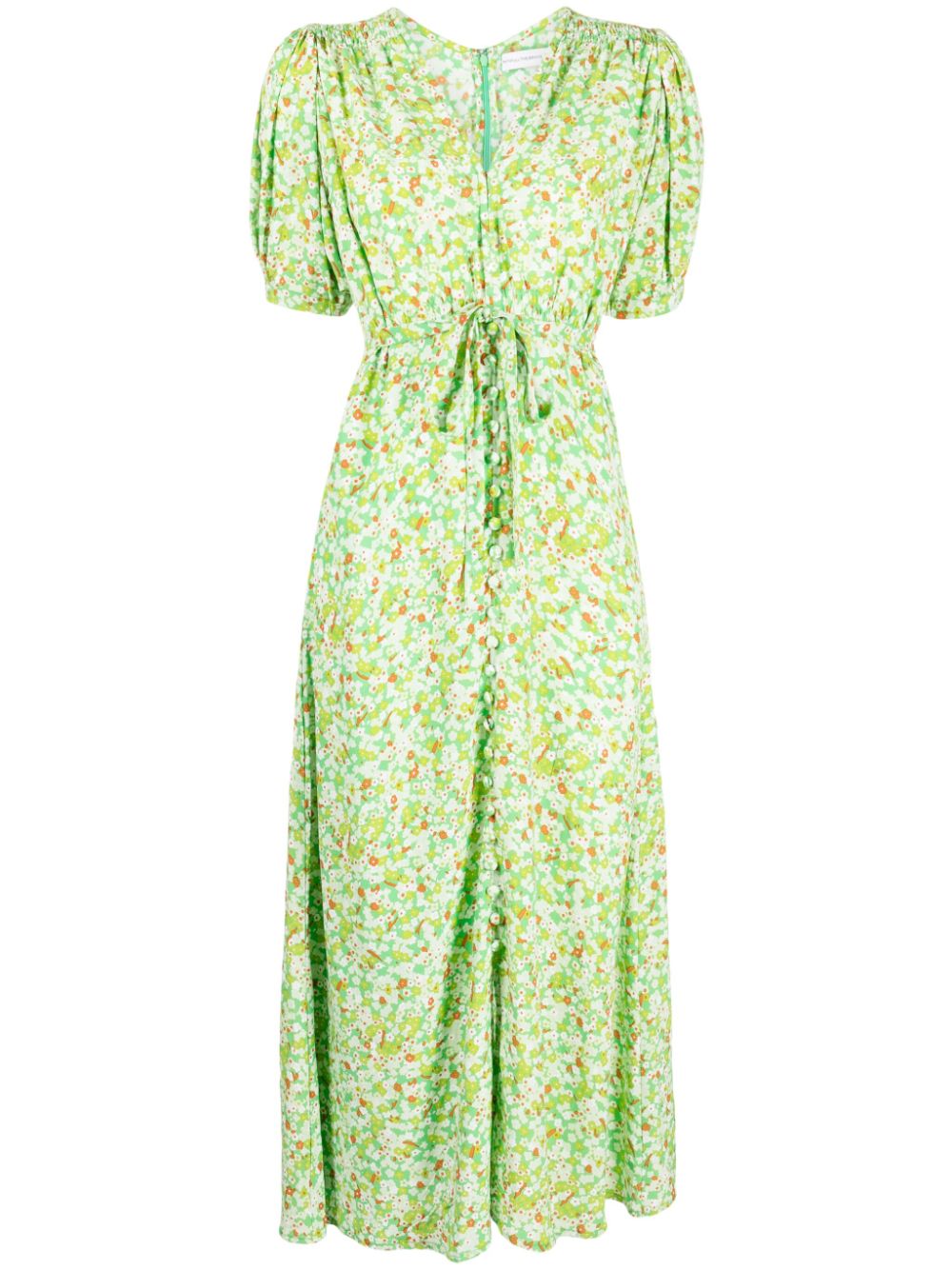 Bellavista floral-print dress - Green