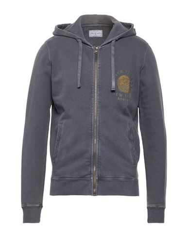 Man Sweatshirt Charcoal Size L Cotton